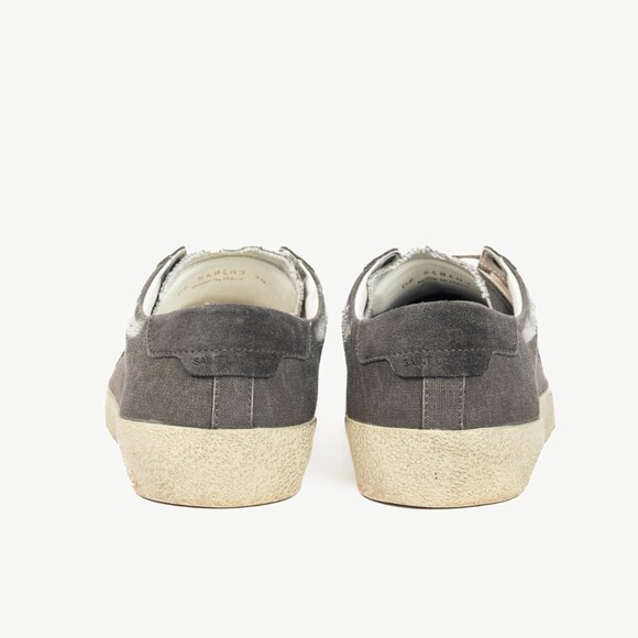 Saint Laurent Court Classic SL/06 "Black" Distressed Signature Low-Top Sneakers - Picture 3 of 12